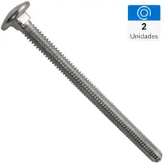 FIXSER - Perno coche 3/8" x 4" 2 unidades