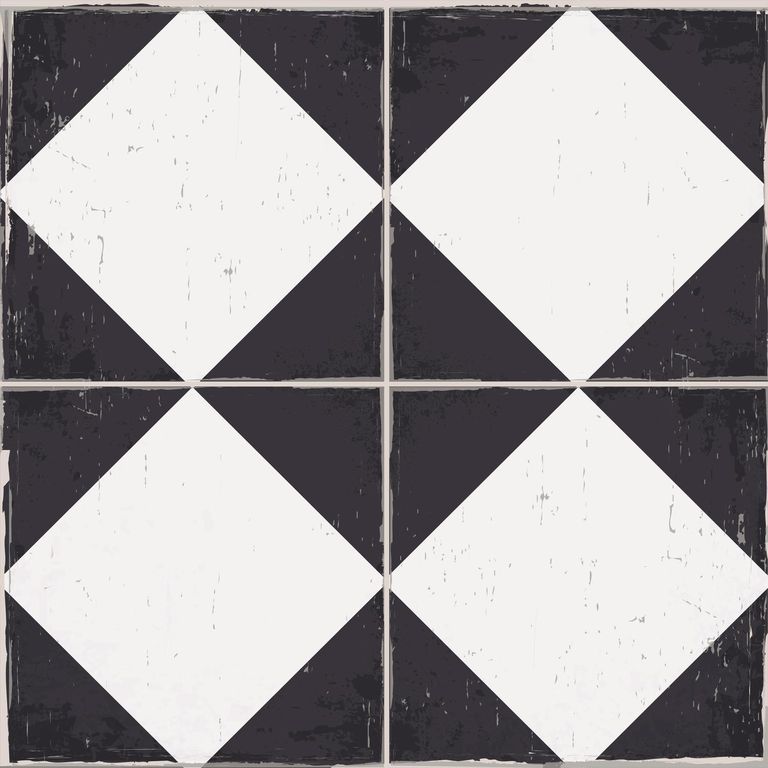 Baldosas autoadhesivas 33x33 rombos para piso y muro 6 unidades