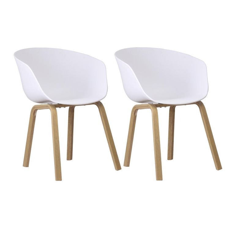 Silla Zagati Blanco 75x44x43 cm