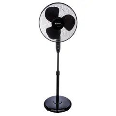 KENDAL - Ventilador de 16" Pedestal Negro