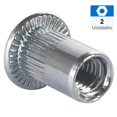 MAMUT - Tuerca remachable M5-0.8x13.0 zincada 2 unid