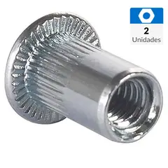 MAMUT - Tuerca remachable M6-1.0x16.0 zincada 2 unid