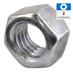 MAMUT - Tuerca hexagonal métrica clase 8 M8-1.25 zincada 2 unid