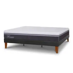 CIC - Cama Super king Europea Curve Ortopedic Gris