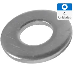 MAMUT - Golilla Plana Acero 3 cm 4 unidades