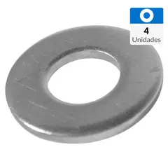 MAMUT - Golilla Plana Acero 5 cm 4 unidades