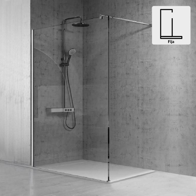 Mampara de ducha fija 400x1900 mm EASY CLEAN