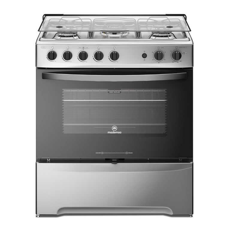 Cocina a Gas 5 Platos Inox M 920 T