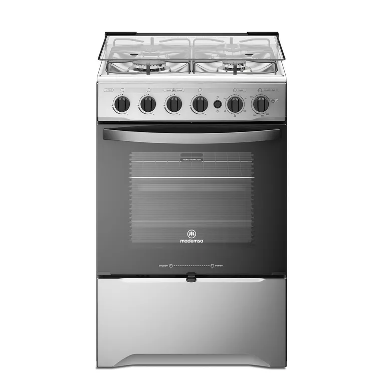 Cocina a Gas 4 Platos Inox M 795 T