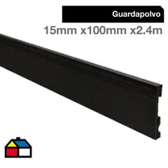 ATRIM - Guardapolvo Extra Line EPS 100mmx2.4m negro mate