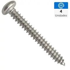 MAMUT - Tornillo Roscalata Metal 1 " 3.5 mm 4 unidad(es)