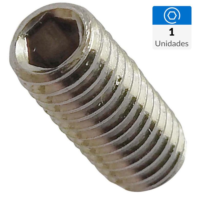Prisionero Allen Inoxidable M8 X 12 Mm Fijación Segura