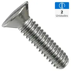 MAMUT - Perno cabeza plana acero inoxidable unc 3/16 x 3/4 2 unid