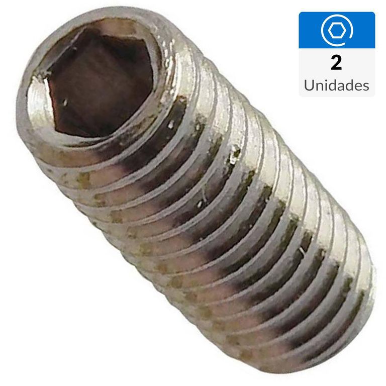 Prisionero Allen Inoxidable M5 X 5 Mm 2 Unidades