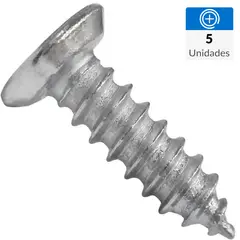 MAMUT - Tornillo Roscalata Cabeza Plana Metal 1/2 " 4.1 mm 5 unidad(es)