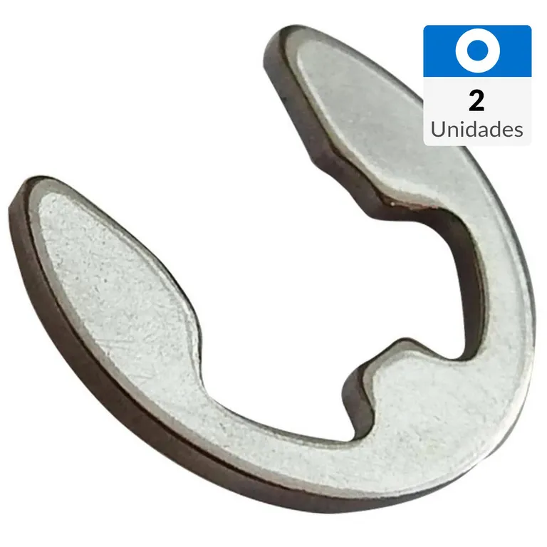 Anillo Acero 4 mm 2 unidades