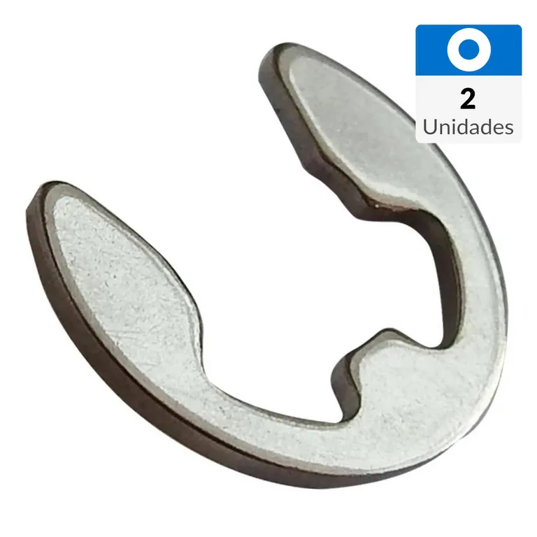 Anillo Acero 9 mm 2 unidades