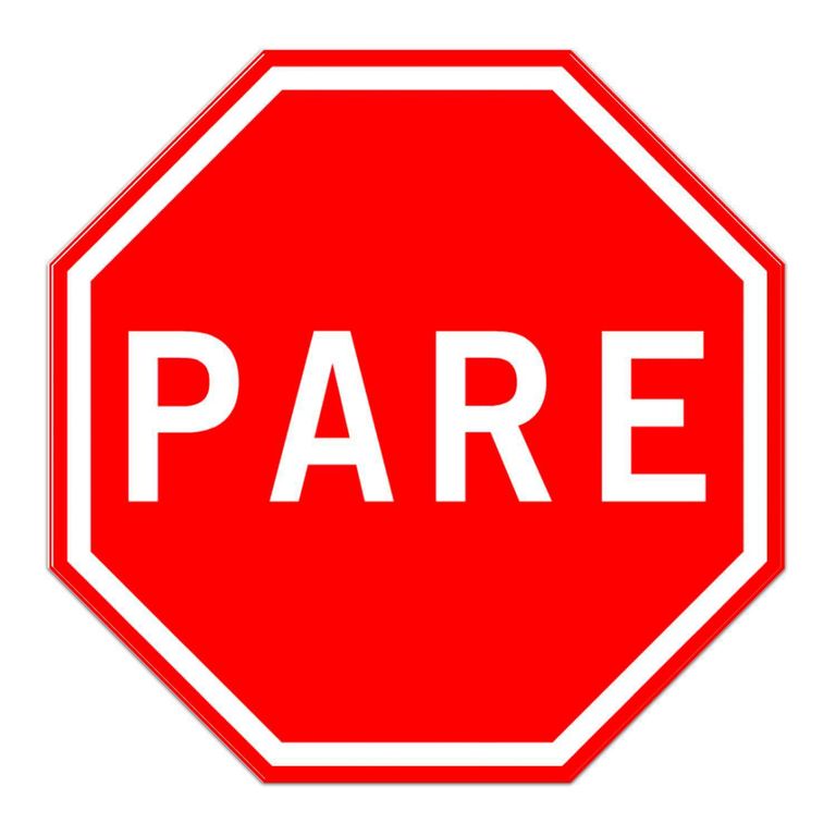 Señal Pare 0.6X0.60 cm Aluminio Gip
