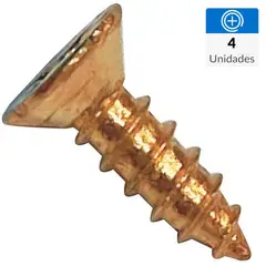 MAMUT - Tornillo Tirafondo Madera 5/16 " 2.5 mm 4 unidad(es)