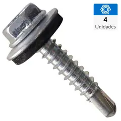 MAMUT - Tornillo Autoperforante Metal 6 " 1/4 mm 4 unidad(es)