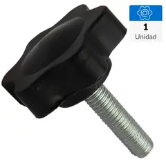 MAMUT - Perno manilla estrella M6 x 40 mm 1 unid