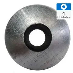 MAMUT - Golilla Acero 14 mm 4 unidades