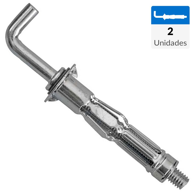 Anclaje pared 4 mm 2 Unidades