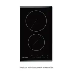 SAMSUNG - Encimera Vitrocerámica 2 Platos Negro CTR432NB02/ZS