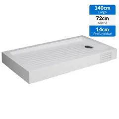 BRIGGS - Receptáculo acril c/registro 140x72cm