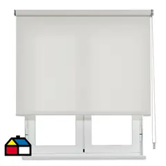 VIEWTEX - Roller screen 1% blanco/lino 90x250 cm