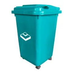 LORENZINI - Basurero 50 Litros Plástico Verde