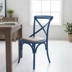 JACOBSEN - Silla Vatagge Crossback Azul 88x44x46 cm