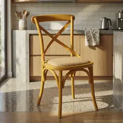 JACOBSEN - Silla Vatagge Crossback Café 88x44x46 cm