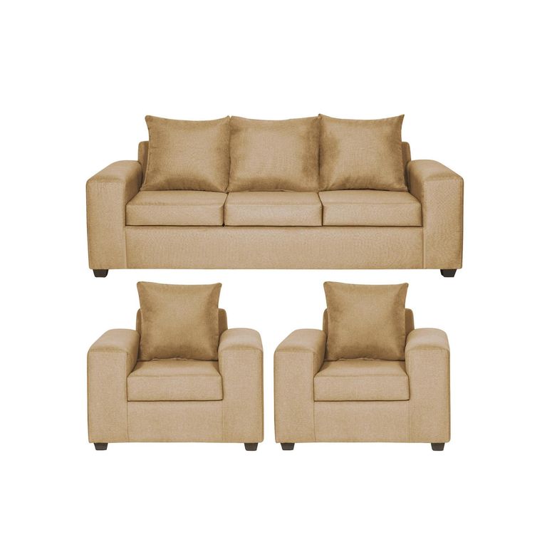 INTERMUEBLES Living 5 cuerpos Kahlo 225x86x80 cm Café
