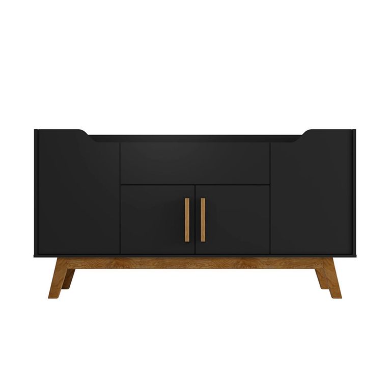 Aparador buffet future negro 81x136x36 cm