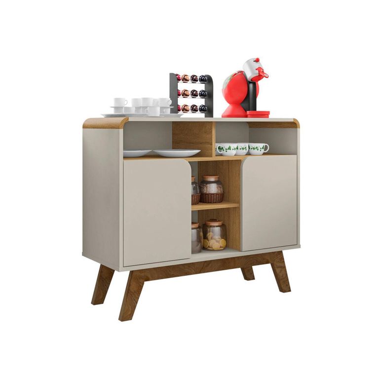 HOGA Aparador buffet berilo canela 77x90x36 cm