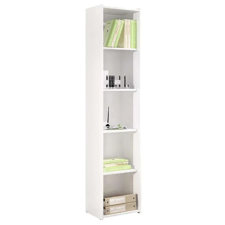 Librero Big Malmo MDP 1 Nivel(es) 40x182x6 cm Blanco