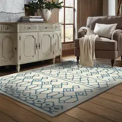 MASEL - Alfombra Shag-Anat2 160x230 cm Blanco