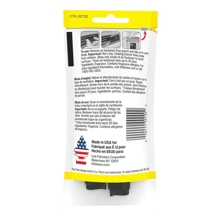 Aromatizante Vent Wrap Vainilla para Auto
