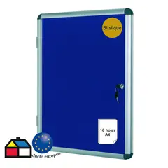 BI SILQUE - Vitrina Diario Mural Int Fieltro 16 A4 Bi-silque