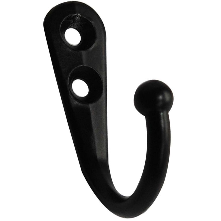 Colgador Simple Metal Negro