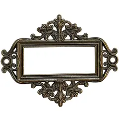 MAMUT - Tarjetero Rectangular Decorativo Antiguo 55 X 43 Mm
