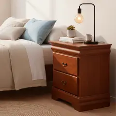 CIC - Velador 2 Cajón(es) Miro 66x69x40 cm Caramelo