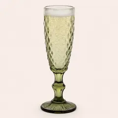 IDETEX - Set 4 Copas de Champán 170 ml Vidrio Variados