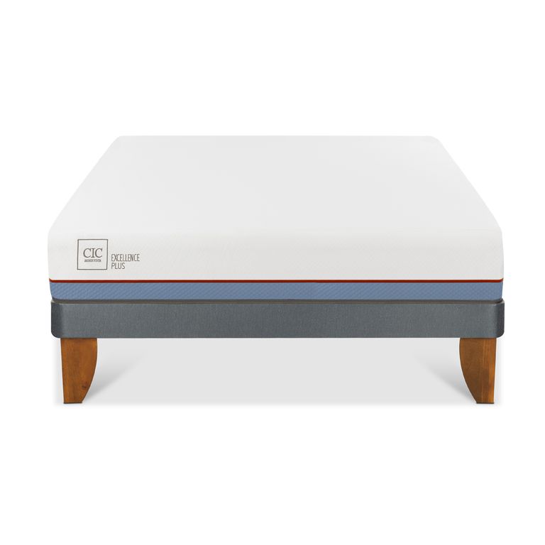CIC Cama Full Europea Excellence Plus Gris