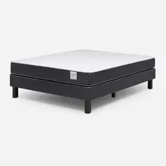 ROSEN - Cama 2 plazas Europea Wave Grafito