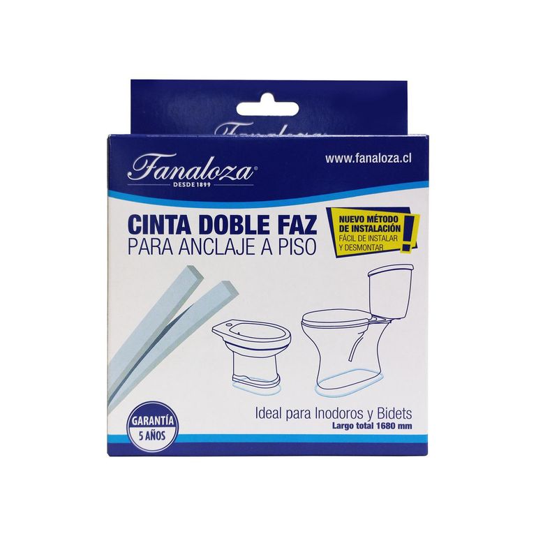Cinta Doble Faz Anclaje Piso Baño Adhesiva 1680 Mm