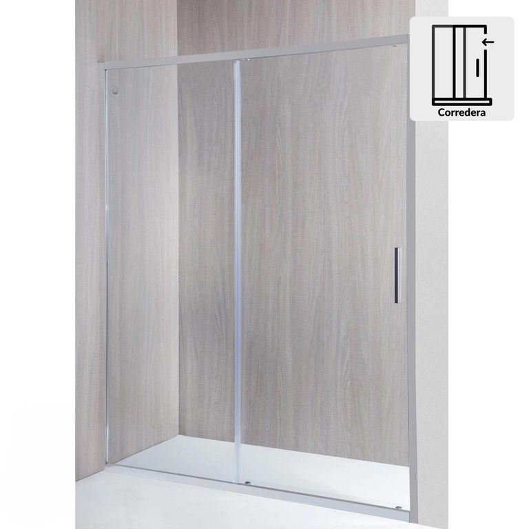 Mampara premium corredera frontal 130x190 cm