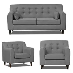 INTERMUEBLES - Living 5 cuerpos Dalí 176x87x80 cm Gris