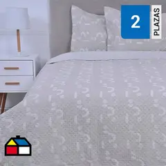 MASHINI - Cubrecama Quilt 2 plazas Portugal Multicolor